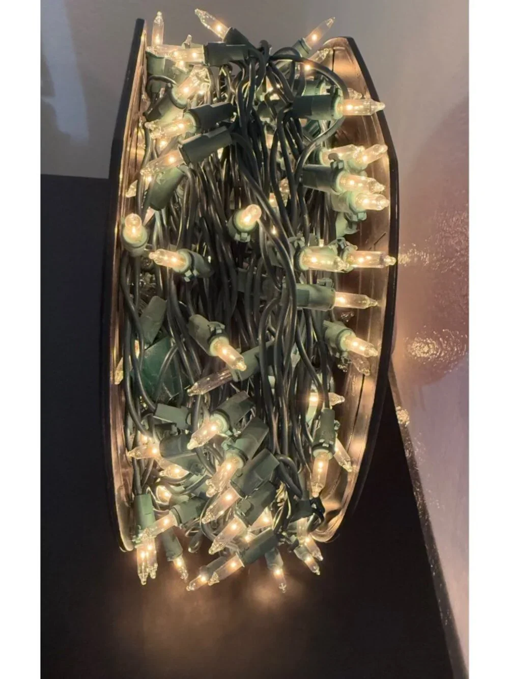 Holiday Time 400 Heavy Duty Clear Mini Lights 79.5 FT